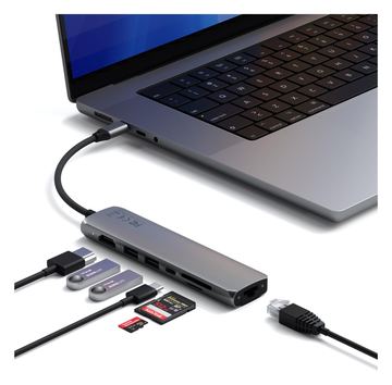 Satechi 7-in-1 - Dockingstation - USB-C / USB 3.2 Gen 2 x 2 von LumaTech