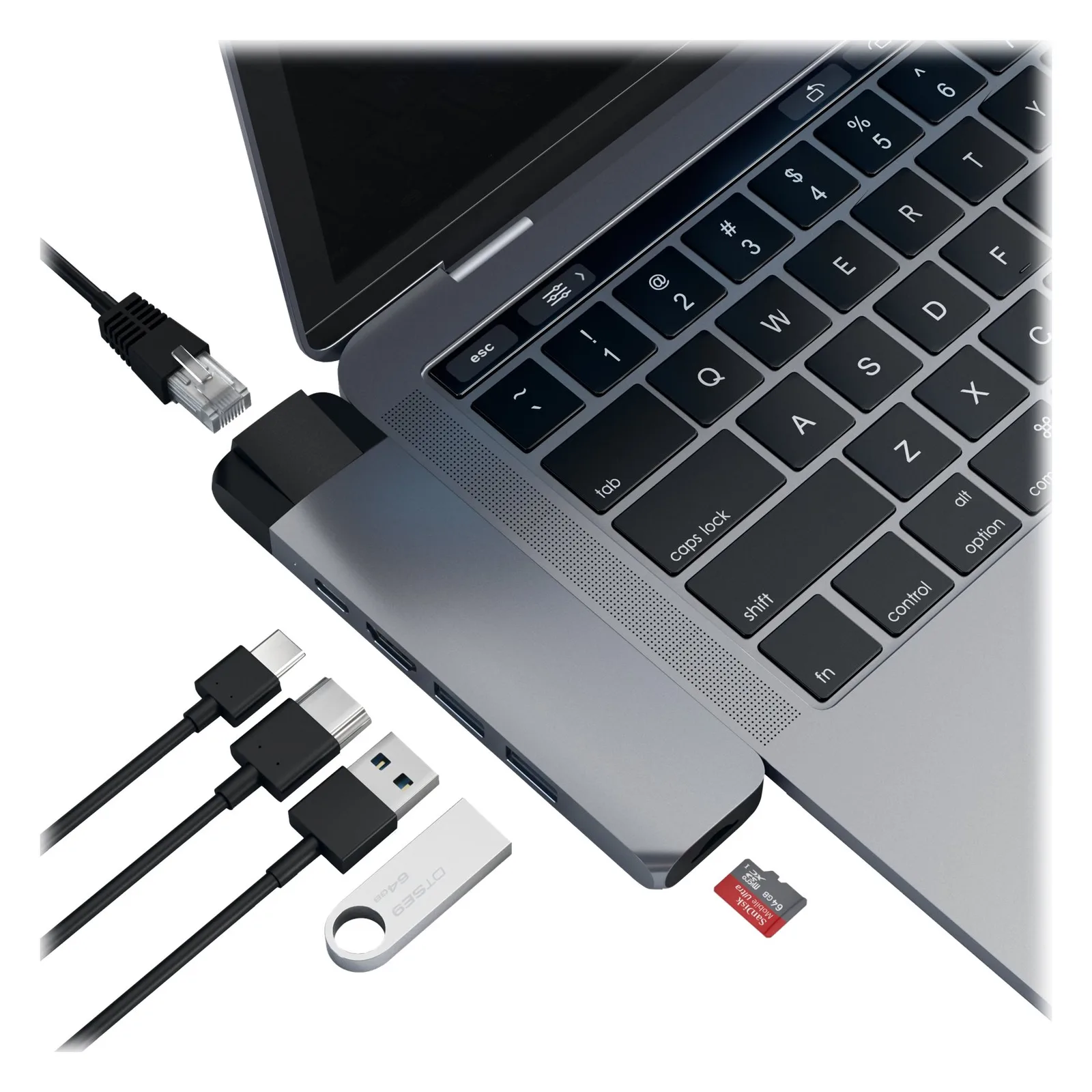 Satechi Aluminum Type-C Pro Hub with Ethernet, Ansicht 2