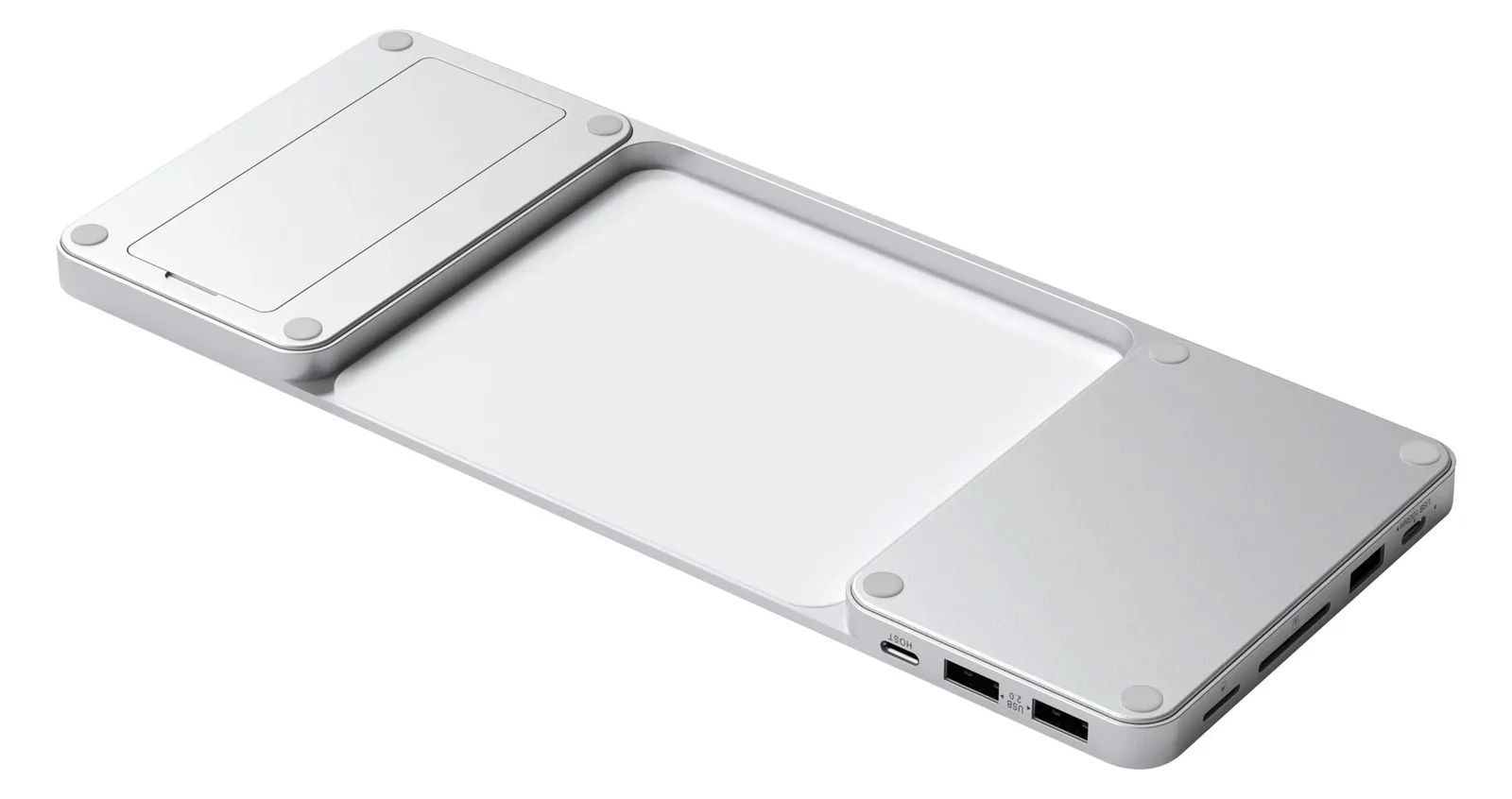 Satechi ST-UCISDS - Kabelgebunden - USB 3.2 Gen 2 (3.1 Gen 2) Type-C - Silber - MicroSD (TransFlash) - SD - NVMe - SATA, Ansicht 3