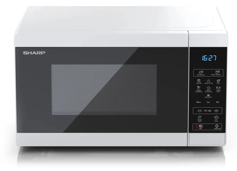 Sharp YC-MS02E-W microwave Countertop Solo 20 L 800 W Black White, Ansicht 3