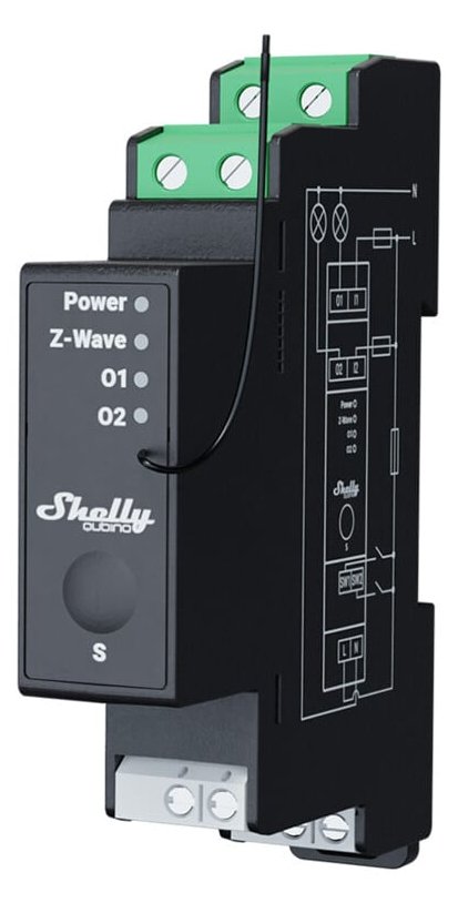 Shelly · Hutschiene·Wave Pro 2PM· Relais· max