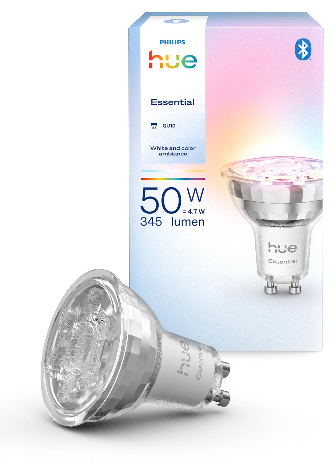 Signify Philips Hue White and Color Ambiance Essential - LED-Spot-Glühbirne - GU10 - 4.7 W (Entsprechung 50 W)