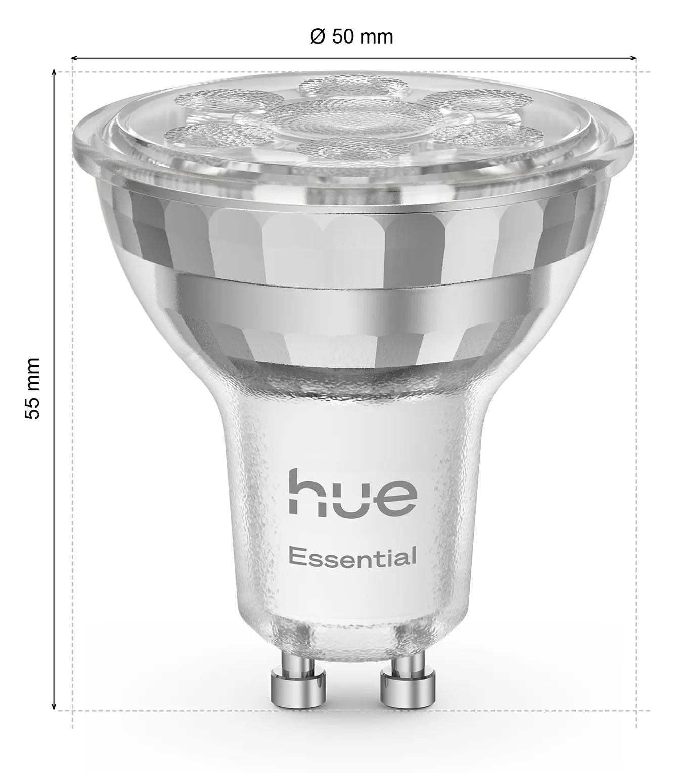 Signify Philips Hue White and Color Ambiance Essential - LED-Spot-Glühbirne - GU10 - 4.7 W (Entsprechung 50 W), Ansicht 3