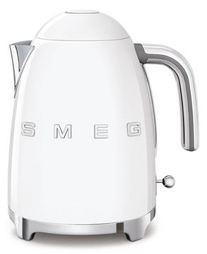SMEG KLF03WHEU - 1,7 l - 2400 W - Weiß - Kunststoff - Edelstahl - Wasserstandsanzeige - Überhitzungsschutz von LumaTech
