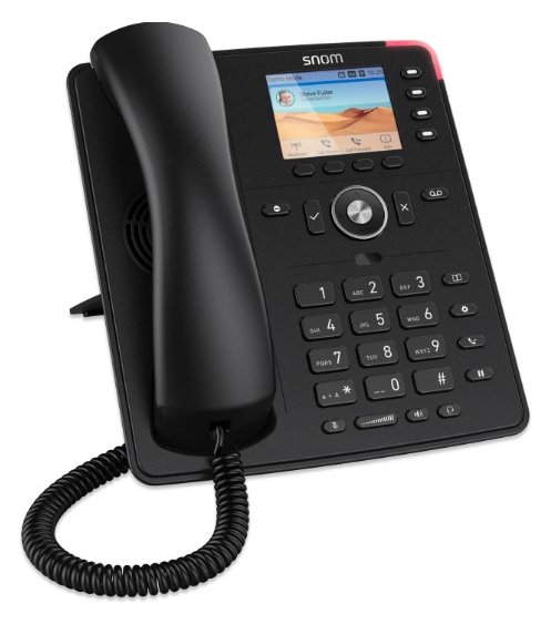 Snom D713 - IP-Telefon - Schwarz - Kabelgebundenes Mobilteil - TFT - Gigabit Ethernet
