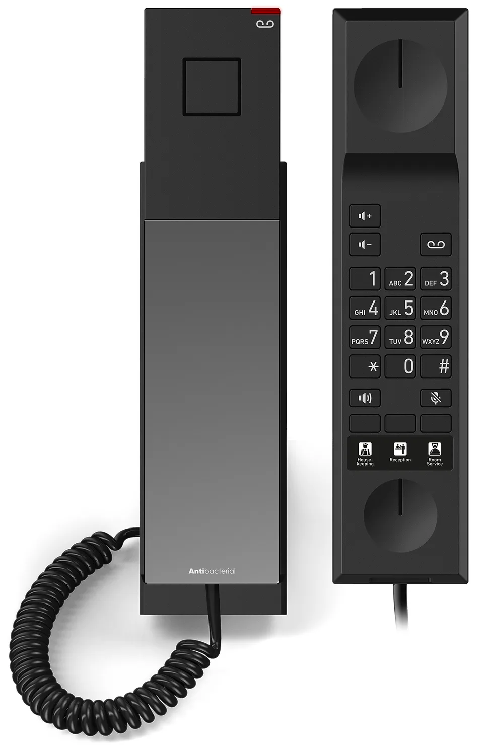 Snom HD300 - Telefon mit Schnur - Gun Metal Black, Ansicht 2