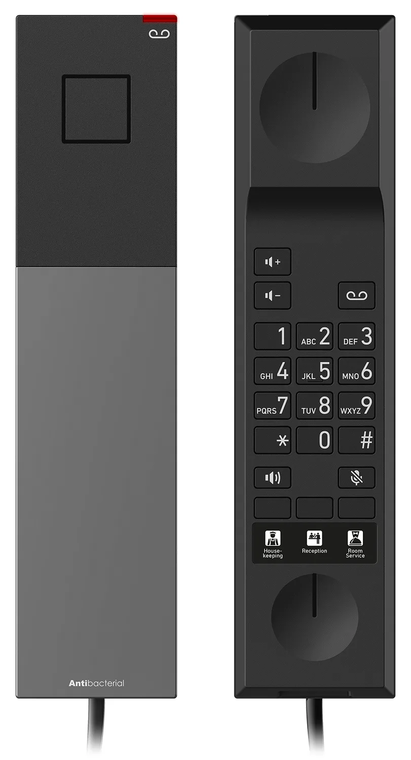 Snom HD300 - Telefon mit Schnur - Gun Metal Black, Ansicht 3