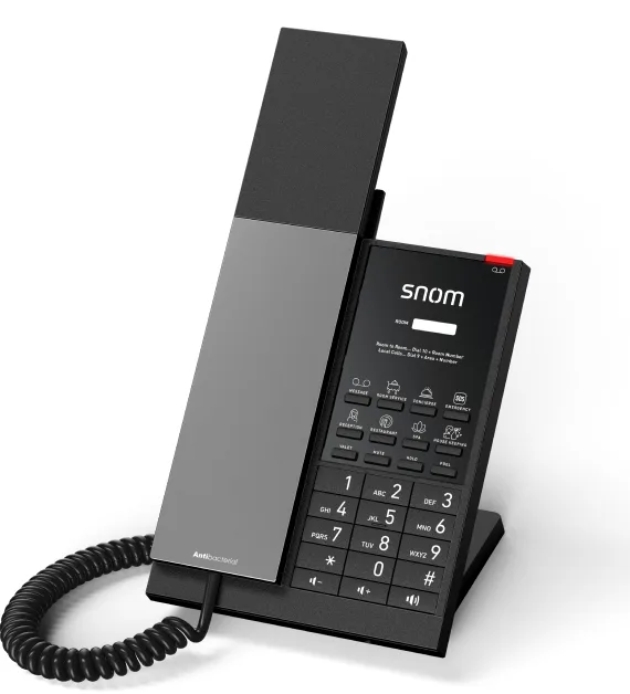 Snom HD350W - VoIP-Telefon - SIP - Gun Metal, Ansicht 2