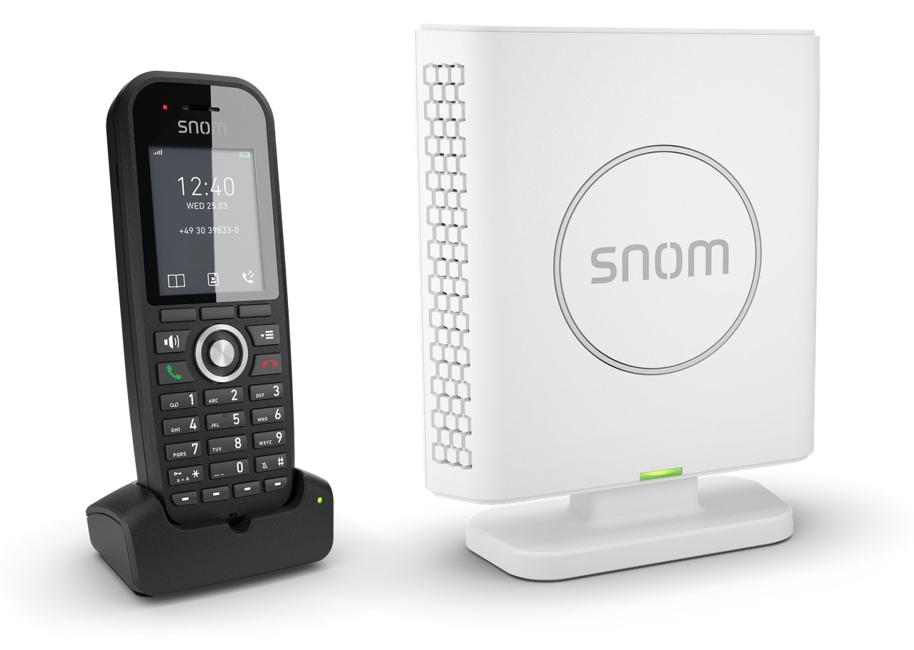 Snom m430 - Schnurloses VoIP-Telefon mit Rufnummernanzeige