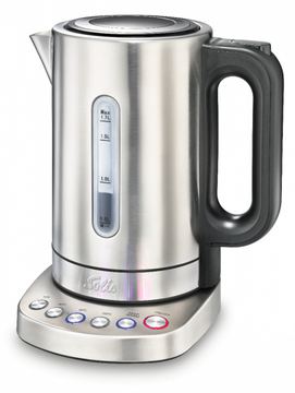 SOLIS Vario Temp Kettle - 1,7 l - 2200 W - Edelstahl - Regelbare Temperatur - Wasserstandsanzeige von LumaTech