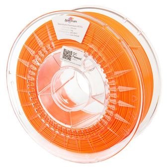 Spectrum Filaments 3D Filament PET-g Premium 1.75mm Lion Orange 1kg von LumaTech
