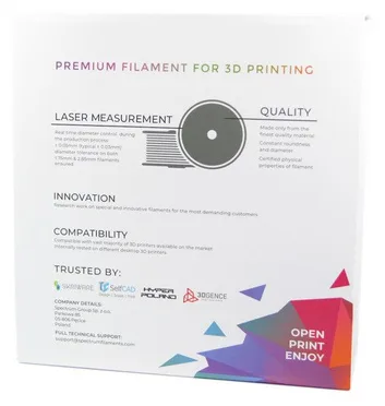 Spectrum Filaments 3D Filament PET-g Premium 1.75mm Lion Orange 1kg, Ansicht 2