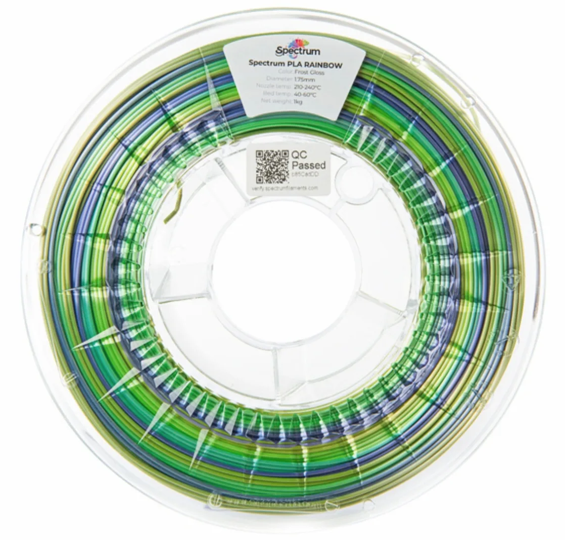Spectrum Filaments Filament· PLA SILK Rainbow· FROST GLOSS· 1.75mm· 1kg, Ansicht 2