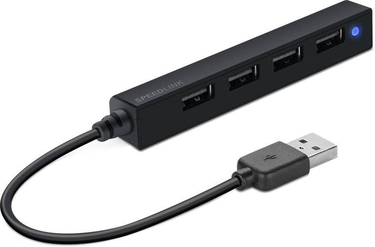 SPEEDLINK SNAPPY SLIM - Hub - 4 x USB 2.0 - Desktop