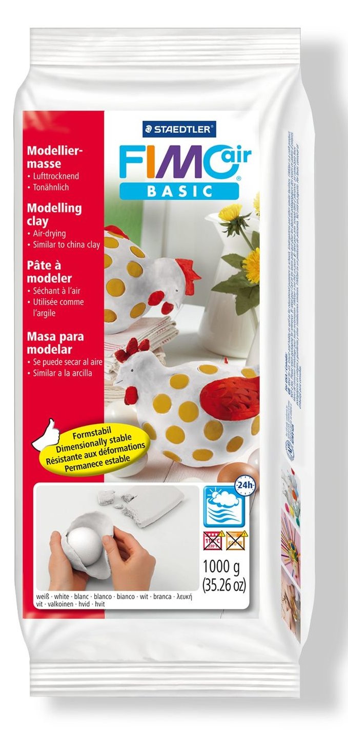 STAEDTLER FIMO air basic 8101 - Modellierton - Weiß - 1 Stück(e) - 1 Farben - 24 h - 1 kg