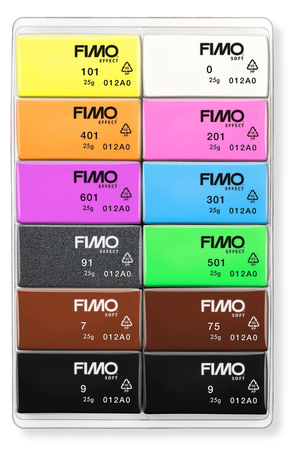 STAEDTLER FIMO leather effect 8013 C Ofenhärtende Modelliermasse 12 Blöcke a 25, Ansicht 2