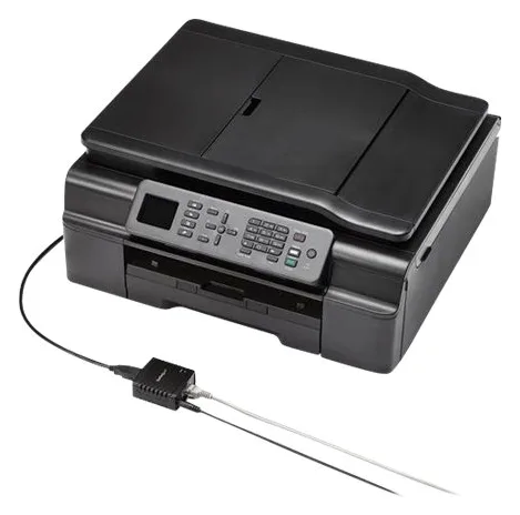 StarTech.com 10/100 Mbit/s Ethernet auf USB 2.0 Netzwerk LPR Printserver, Ansicht 2