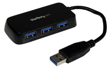 StarTech.com 4 Port USB 3.0 SuperSpeed Hub - Schwarz von LumaTech