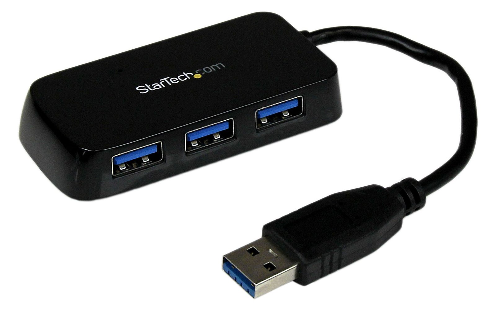 StarTech.com 4 Port USB 3.0 SuperSpeed Hub - Schwarz von LumaTech