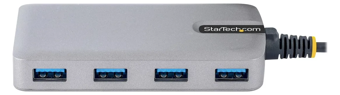 StarTech.com 4-Port USB Hub, USB 3.0 5Gbps, Bus Powered, USB-A to 4x USB-A Hub with Optional Auxiliary Power Input, Ansicht 4