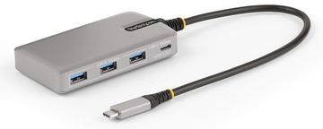 StarTech.com 4-Port USB-C Hub with USB-C DP Alt Mode Video Output 4K 60Hz, 3x USB-A, 1x USB-C, 100W Power Delivery Pass von LumaTech