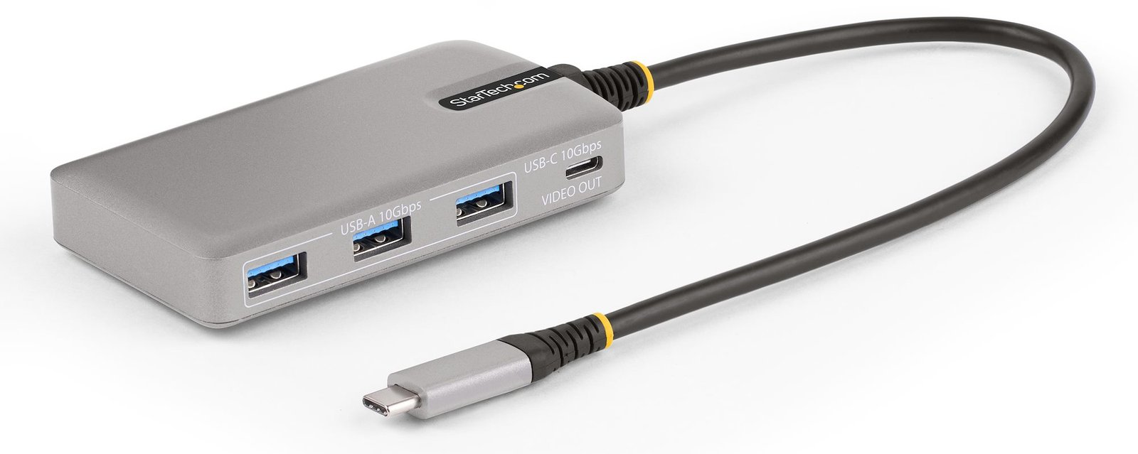 StarTech.com 4-Port USB-C Hub with USB-C DP Alt Mode Video Output 4K 60Hz, 3x USB-A, 1x USB-C, 100W Power Delivery Pass von LumaTech
