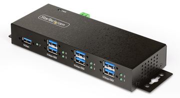 StarTech.com 7-Port Managed USB Hub with 7x USB-A, Heavy Duty with Metal Industrial Housing, ESD & Surge Protection von LumaTech
