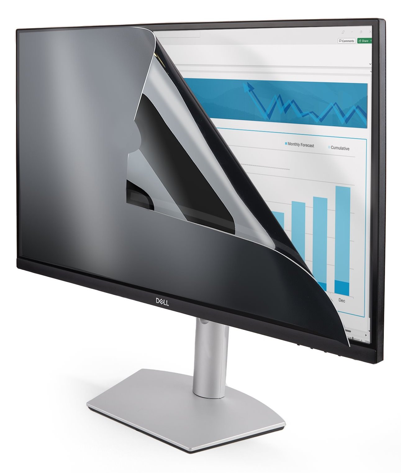 StarTech.com Displayschutzfolie für 24 Zoll PC Display - Monitor Blickschutzfolie - Bildschirmsichtschutz