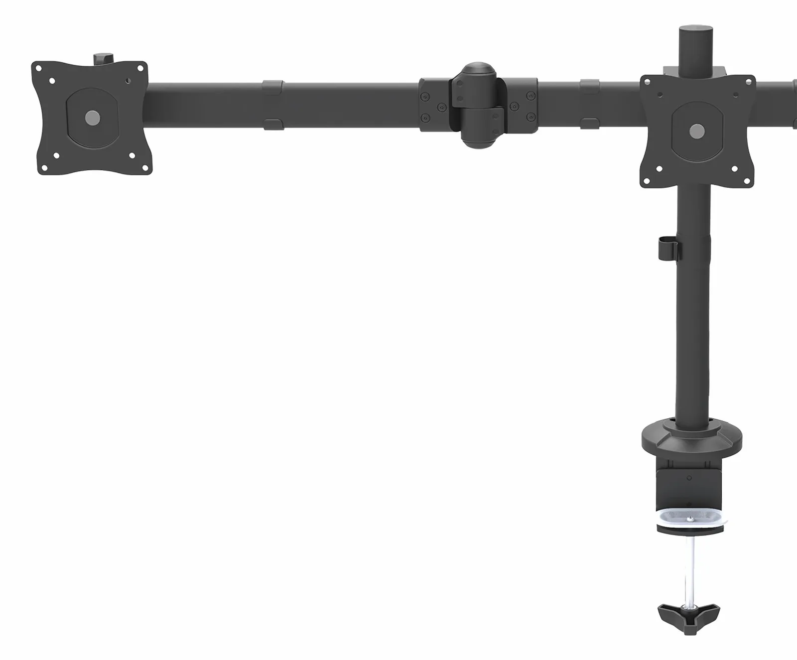 StarTech.com Dreifach Monitorarm für Surround Setup - Unterstützt 3 monitore bis zu 24 - Werkzeuglose Höhenverstellung, Ansicht 4