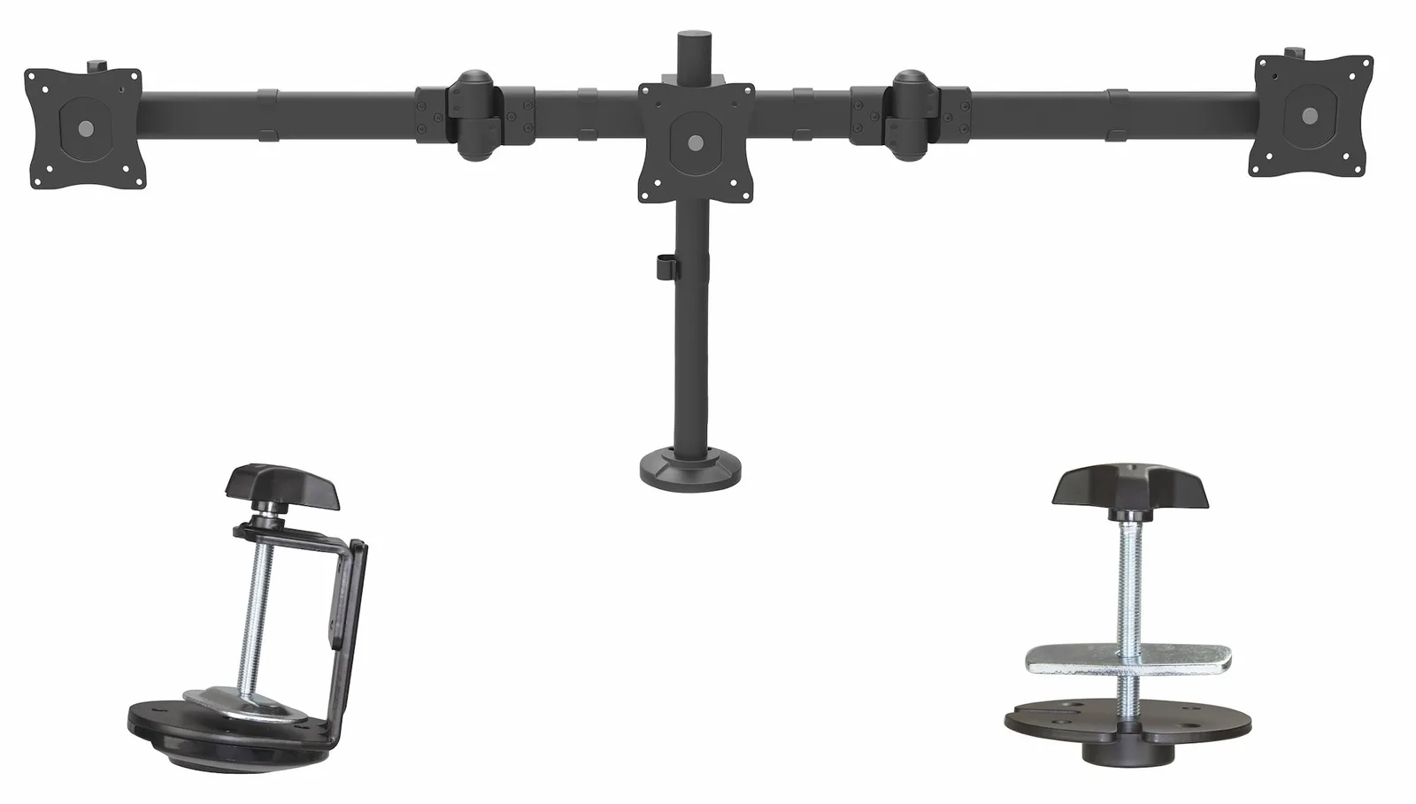 StarTech.com Dreifach Monitorarm für Surround Setup - Unterstützt 3 monitore bis zu 24 - Werkzeuglose Höhenverstellung, Ansicht 7