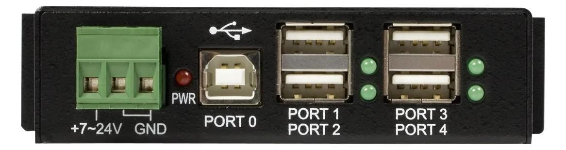 StarTech.com Rackmount USB 2.0 Hub - 4 Port Rugged Industrial USB 2.0 Hub, Ansicht 2