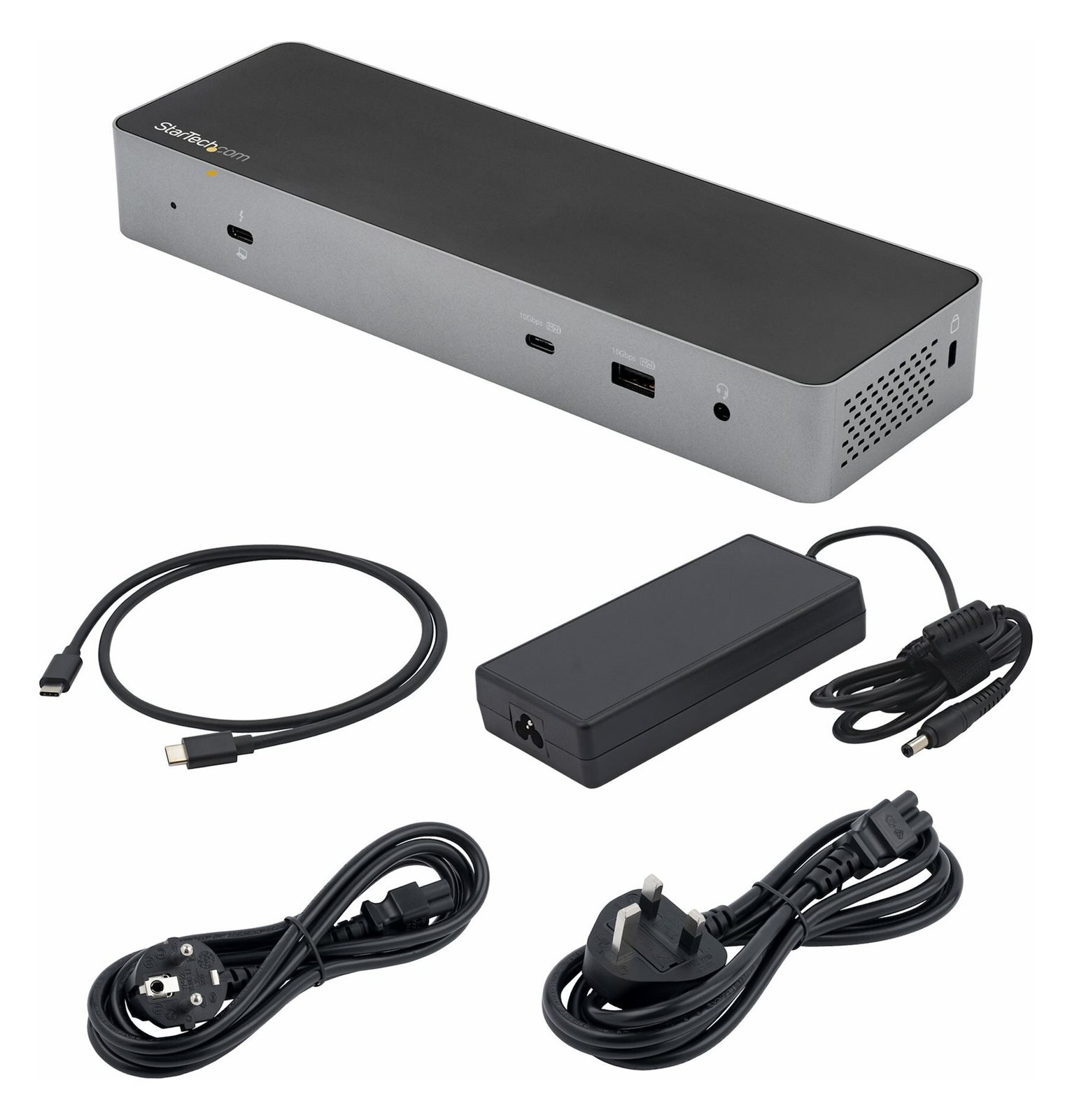 StarTech.com Thunderbolt 3 Dock mit USB-C Host-Kompatibilität - Dual 4K 60Hz DisplayPort 1.4 oder Dual HDMI Monitor von LumaTech