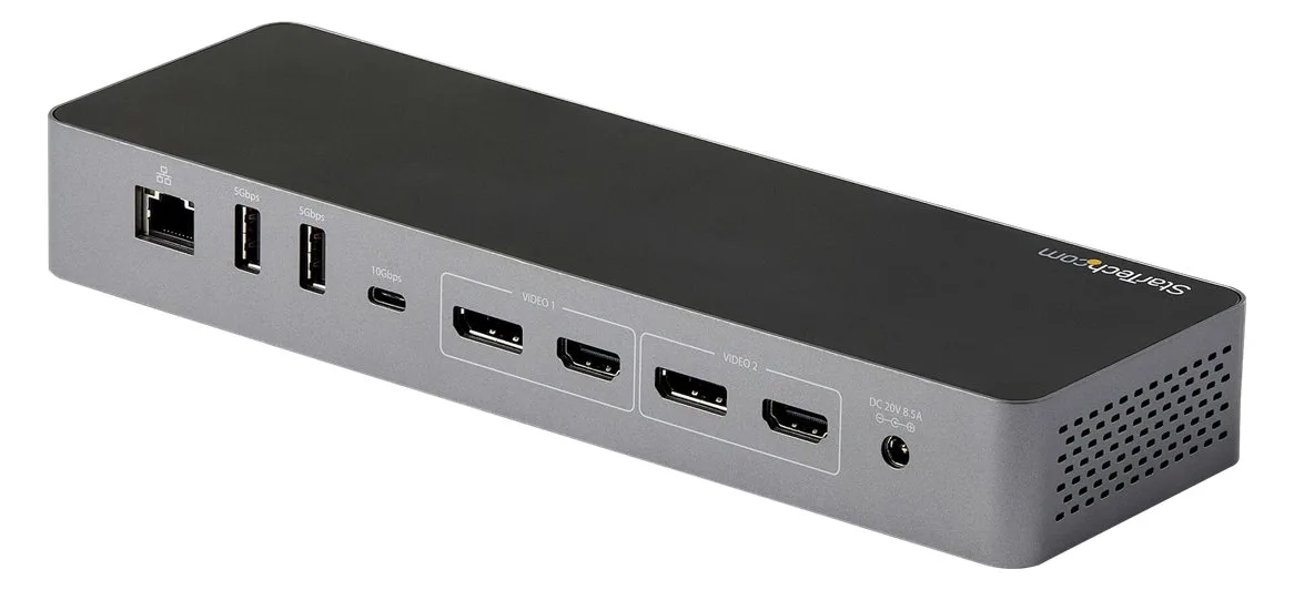 StarTech.com Thunderbolt 3 Dock mit USB-C Host-Kompatibilität - Dual 4K 60Hz DisplayPort 1.4 oder Dual HDMI Monitor, Ansicht 5
