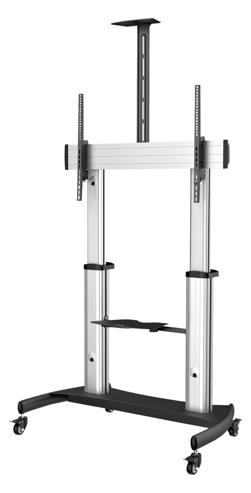 StarTech.com TV-Wagen - Fernsehständer mit Rollen für 60-100 Zoll-Displays (100kg)