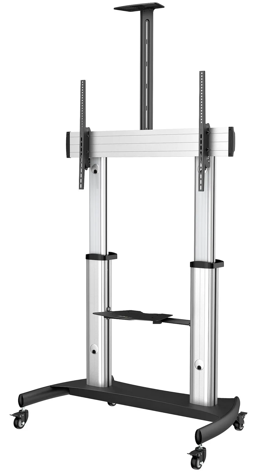 StarTech.com TV-Wagen - Fernsehständer mit Rollen für 60-100 Zoll-Displays (100kg), Ansicht 2