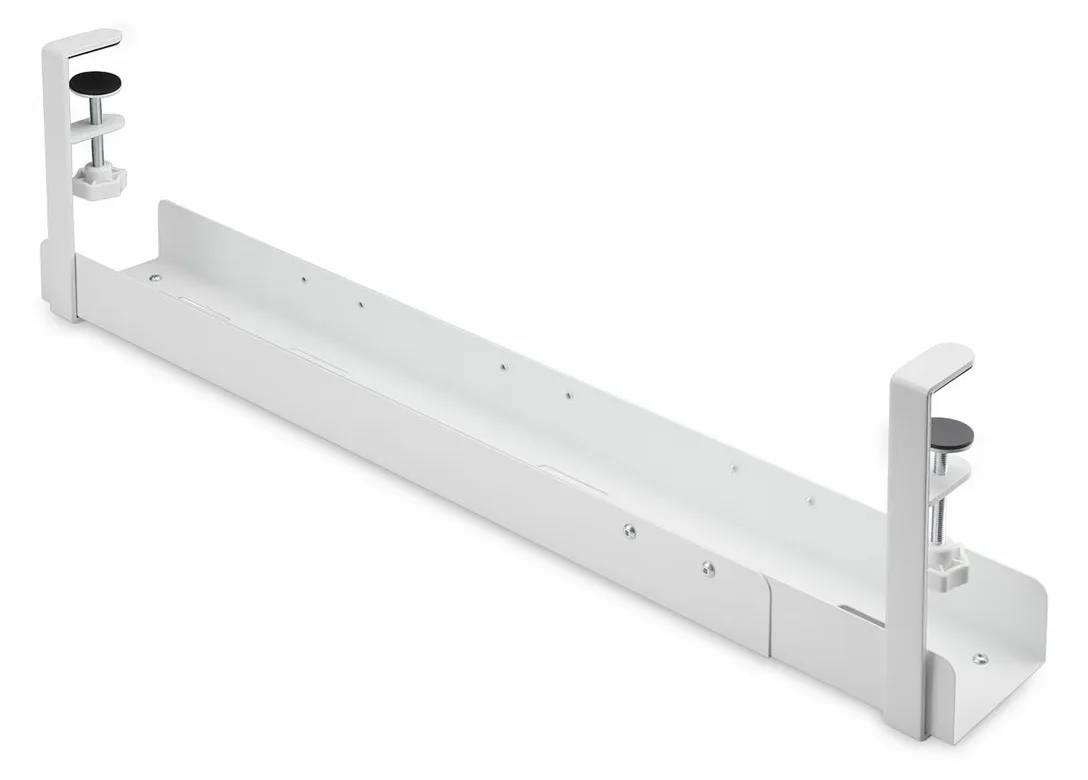 StarTech.com Under Desk Cable Management Tray, Clamp-on Installation - Weiß, Ansicht 5