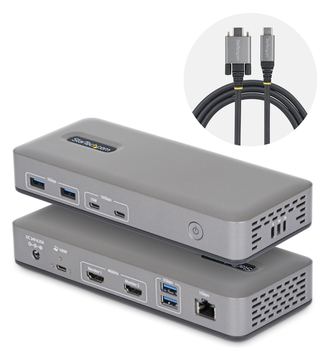 StarTech.com USB-C Dock 2x HDMI 4K60 1GbE 100W PD von LumaTech