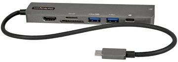 StarTech.com USB-C Multiport Adapter - USB-C auf 4K 60Hz HDMI 2.0, 100W Power Delivery Pass-through, SD/MicroSD von LumaTech