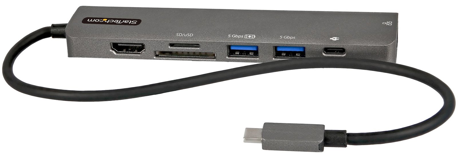 StarTech.com USB-C Multiport Adapter - USB-C auf 4K 60Hz HDMI 2.0, 100W Power Delivery Pass-through, SD/MicroSD von LumaTech