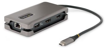 StarTech.com USB-C Multiport Adapter, 4K 60Hz HDMI/DP Video, 3-Port USB Hub, 100W Power Delivery Pass-Through, GbE von LumaTech