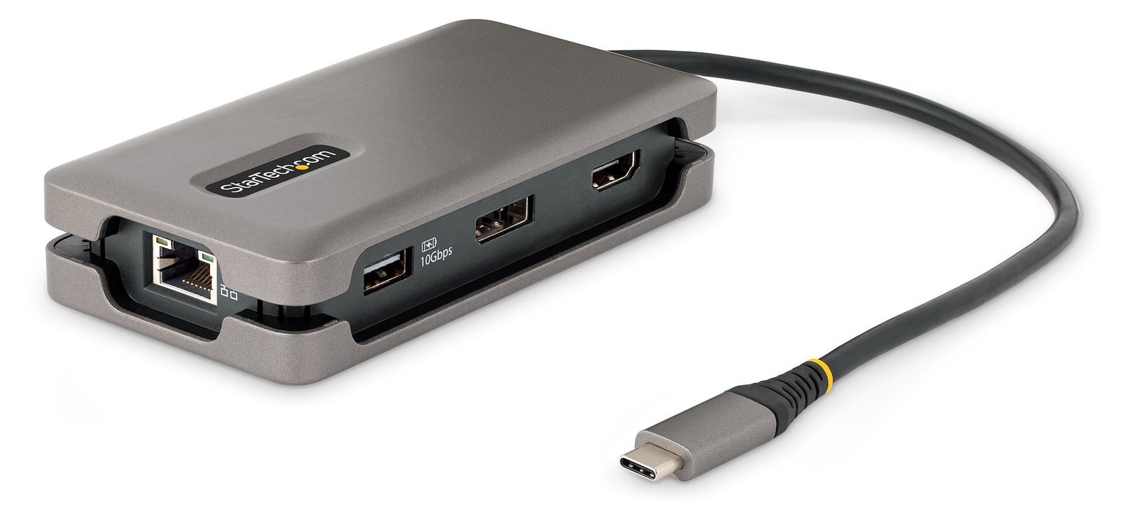 StarTech.com USB-C Multiport Adapter, 4K 60Hz HDMI/DP Video, 3-Port USB Hub, 100W Power Delivery Pass-Through, GbE von LumaTech