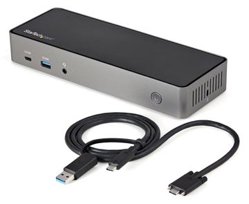 StarTech.com USB-C USB-A Dock - Hybrid Universal Triple Monitor Laptop Docking Station DP & HDMI 4K 60 Hz von LumaTech