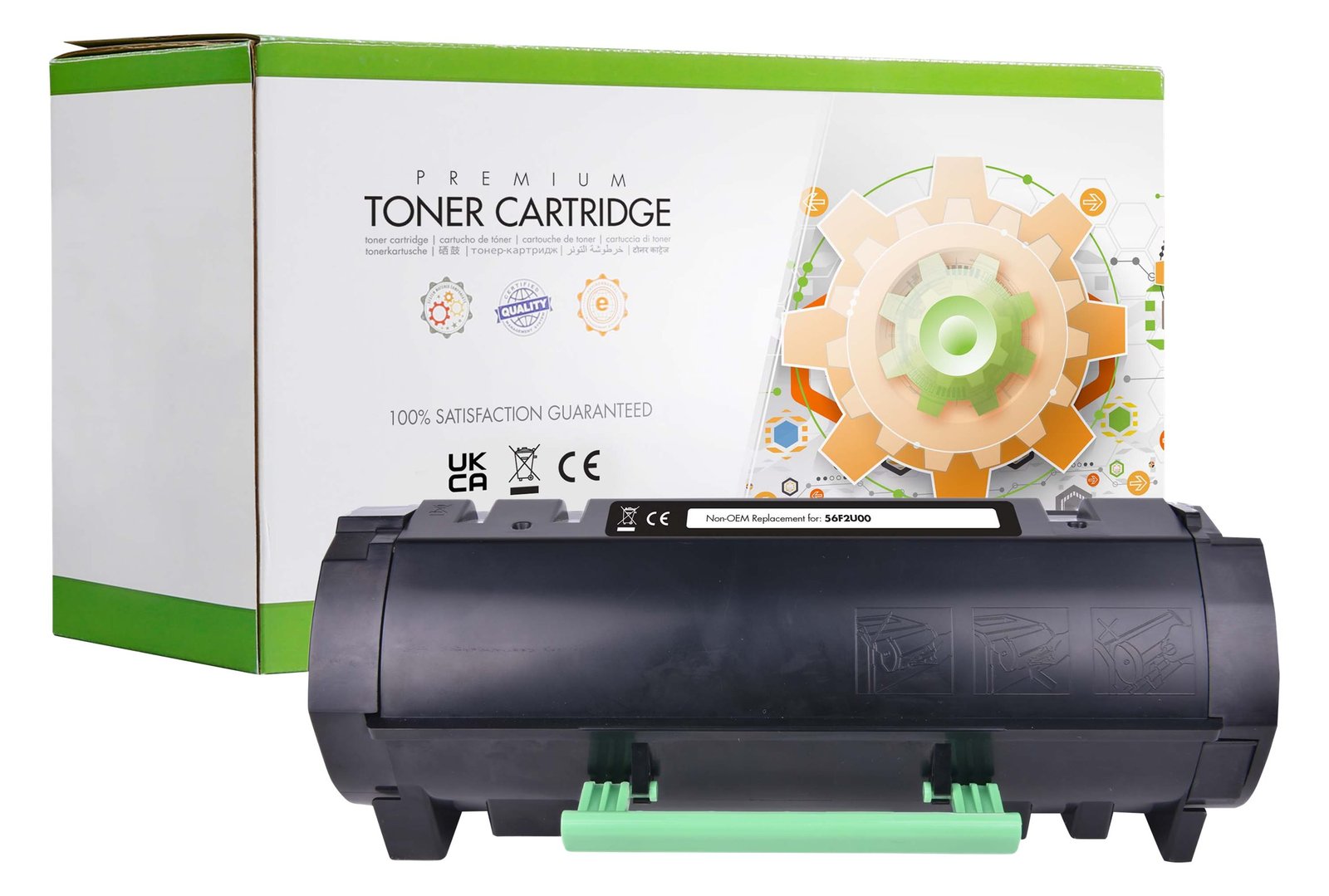 Static Control Schwarz - kompatibel - Box - Tonerpatrone (Alternative zu: Lexmark 56F2U00) von LumaTech