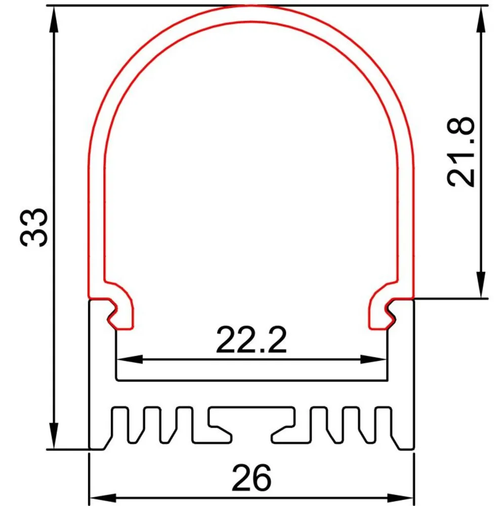 Synergy 21 ALU044-PC Profil, Ansicht 2