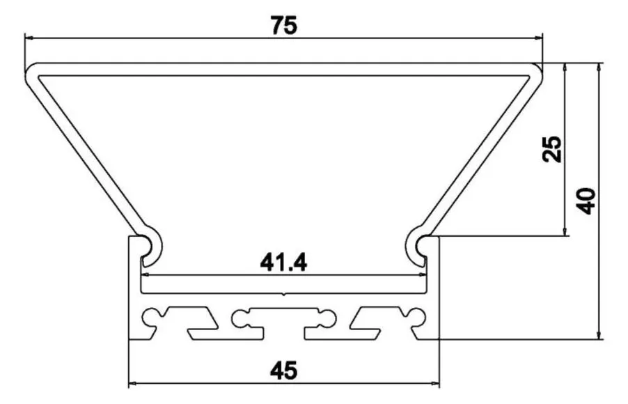 Synergy 21 ALU065-T Profil, Ansicht 2