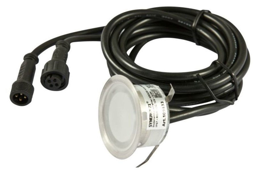 Synergy 21 S21-LED-L00081 Außen-Bodenbeleuchtung 0.8W LED Silber Außenbeleuchtung