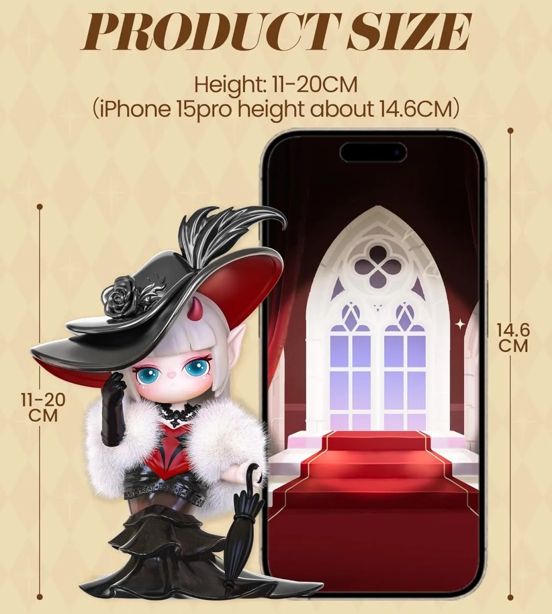 Rolife Mysteriöses Schloss Blind Box 1 Stück Zufällige Anime Action Figur 7.5 cm - 13.5 cm Sammelfigur Spielzeug Geschenk für Sammler — Bild 5