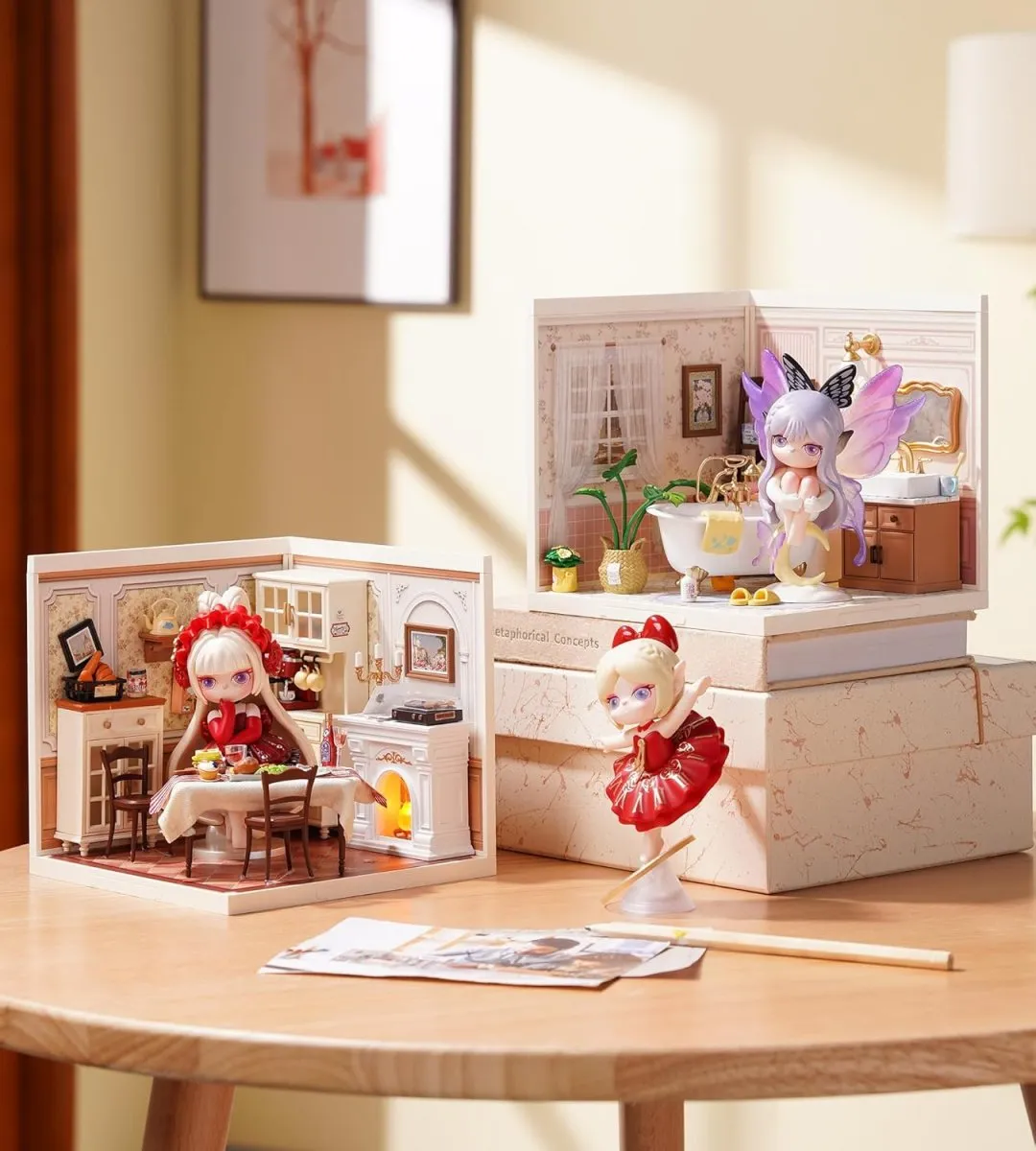 Rolife Mysteriöses Schloss Blind Box 1 Stück Zufällige Anime Action Figur 7.5 cm - 13.5 cm Sammelfigur Spielzeug Geschenk für Sammler — Bild 6