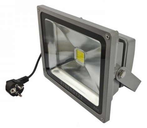 Synergy 21 Spot Outdoor Baustrahler 50W schwarzes Gehäuse - neutralweiß V2
