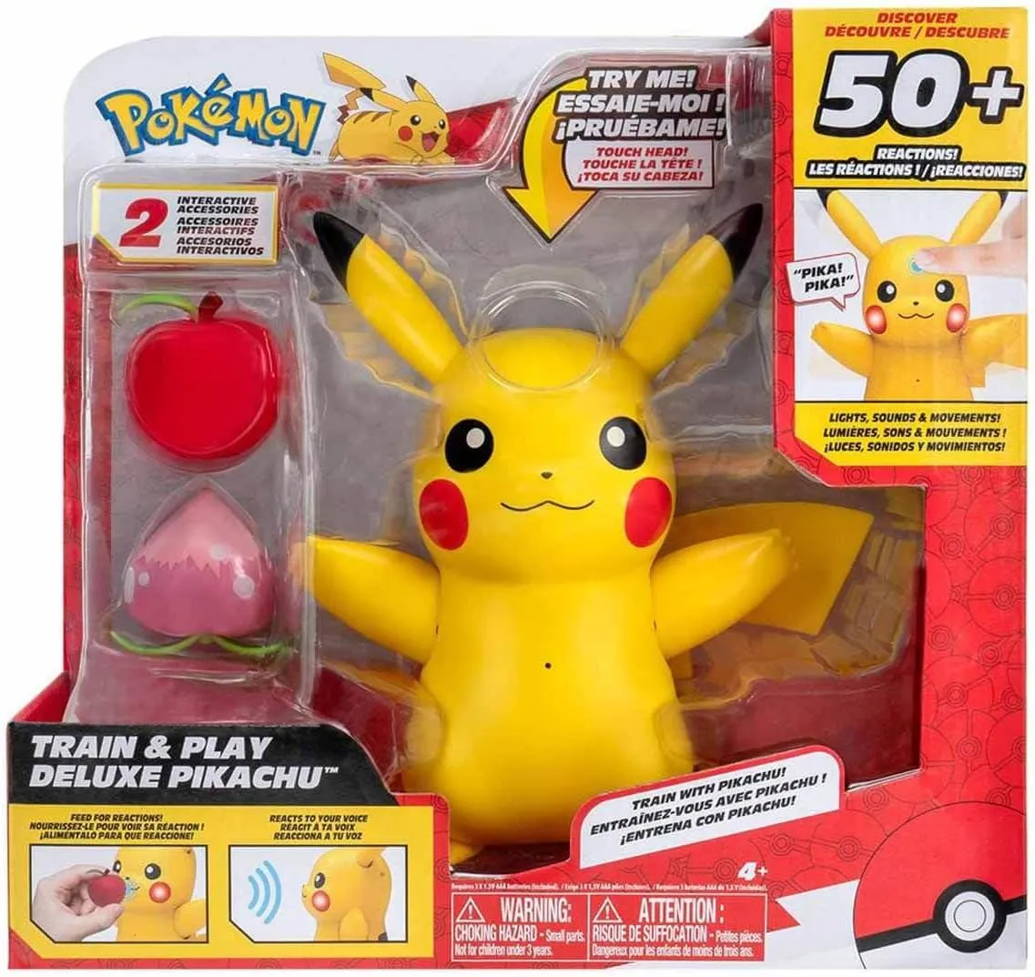 Pokémon PKW3330 - Deluxe My Partner Pikachu, offizieller Pikachu mit Licht, Sound und Bewegung — Bild 7
